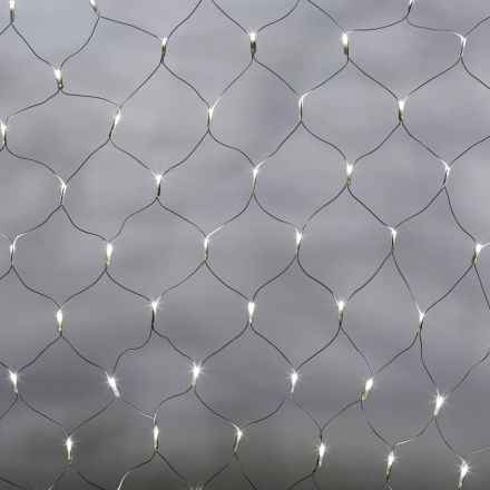 Электрогирлянда сетка 160л.LED бел.пров.бел.бегущ.лампы 1.8x1м Е96508