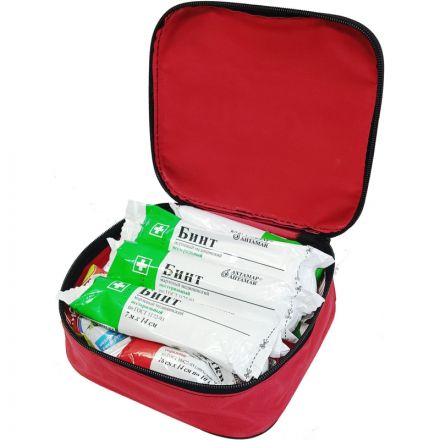 Аптечка автомобильная САЛЮТ приказ № 260н, мягк. футляр 3740