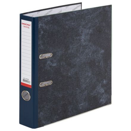 Папка-регистратор ОФИСМАГ, фактура стандарт, с мраморным покрытием, 50 мм, синий корешок, 225586 Папка-регистратор ОФИСМАГ, фактура стандарт, с мраморным покрытием, 50 мм, синий корешок, 225586