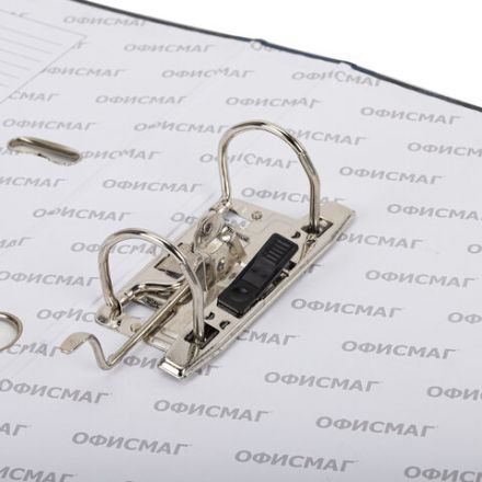 Папка-регистратор ОФИСМАГ, фактура стандарт, с мраморным покрытием, 50 мм, синий корешок, 225586 Папка-регистратор ОФИСМАГ, фактура стандарт, с мраморным покрытием, 50 мм, синий корешок, 225586