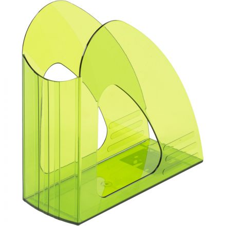 Вертикальный накопитель Attache пластиковый зеленый ширина 90 мм