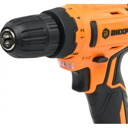 Дрель-шуруповерт аккумуляторная ВИХРЬ ДА-20Л-2К 2,0 А/ч (72/14/21)