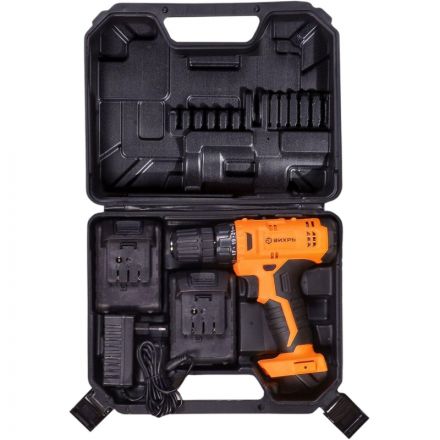 Дрель-шуруповерт аккумуляторная ВИХРЬ ДА-20Л-2К 2,0 А/ч (72/14/21)