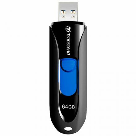 Флеш-диск 64 GB TRANSCEND JetFlash 790, USB 3.1, черный, TS64GJF790K