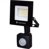 Прожектор светодиодный TOPFORT LED FL MS 20W 6500K 1700Л c датчик. движения