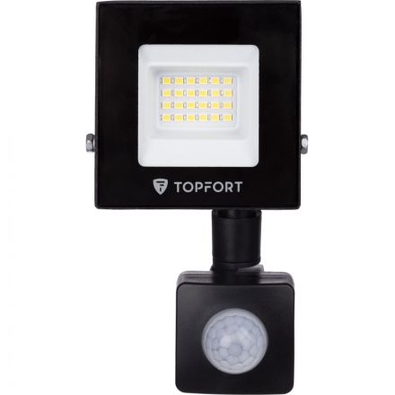 Прожектор светодиодный TOPFORT LED FL MS 20W 6500K 1700Л c датчик. движения