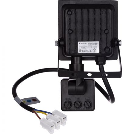 Прожектор светодиодный TOPFORT LED FL MS 20W 6500K 1700Л c датчик. движения