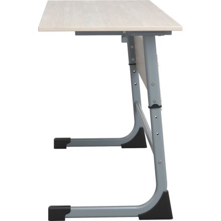 Парта MET_Стол ученический Комус Мебель Школа 2.0,2-м.5-7р.г.шамони св/сер