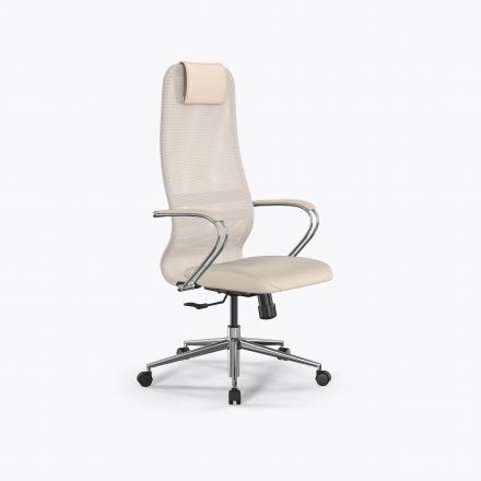 Кресло SynchroSit 8 B1-9K - X2+Extra /Uh00/Wh12/K3cL(M20.B23.G18.W02) Молочный