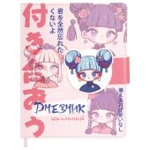 Дневник 1-11 класс 48 л., кожзам (твердая), застежка, BRAUBERG, "Аниме девочка", 107228