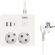 Удлинитель Power Cube, 2р с/з вык.,3USB, 3500 Вт, 16А, 1.9 м, 3x1,0 (белый)
