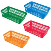 Корзинка 2 литра универсальная, 7,2х25х15 см, для хранения, пластик, ассорти, 331, 433310065