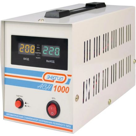 Стабилизатор напряжения ЭНЕРГИЯ АСН-1000 с цифр. дисплеем(Е0101-0124)