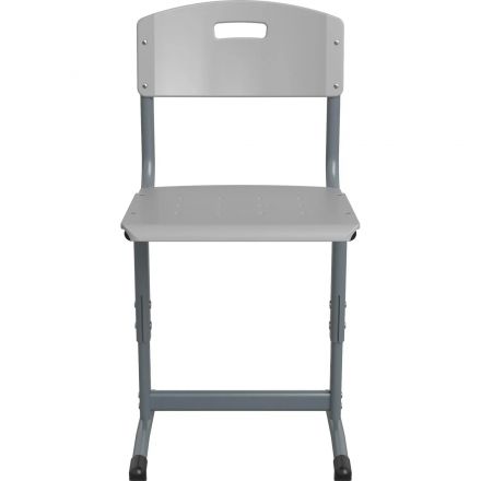 Стул ученический MET Универсал 3-5р.г. ПФ серый 7040/серый