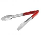 Щипцы 30 см, нерж.сталь, ручки из пластмассы,цвет красный (CP-I A 12 R 0.7)