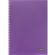 Тетрадь общая А4 96л Attache Metallic Фиолет клетка, греб, картон, фольга