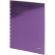 Тетрадь общая А4 96л Attache Metallic Фиолет клетка, греб, картон, фольга