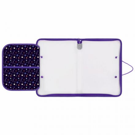 Папка для труда на молнии с ручками ПИФАГОР А4, 1 отделение, пластик, органайзер, "Bubble tea", 273387 Папка для труда на молнии с ручками ПИФАГОР А4, 1 отделение, пластик, органайзер, "Bubble tea", 273387