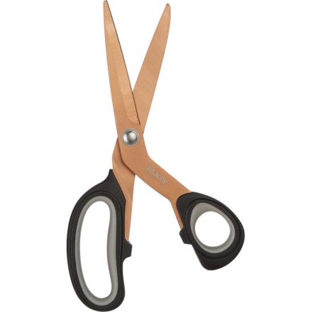 Ножницы Attache Selection Argo 203 мм с титановым покрытием лезвий и пластиковыми анатомическими ручками черного/серого цвета