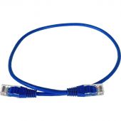 Патч-корд TWT TWT-45-45-0.5-BL UTP кат.5e, 0.5 м, синий