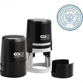 Оснастка для печати круглая Colop Printer R45 45 мм с крышкой черная