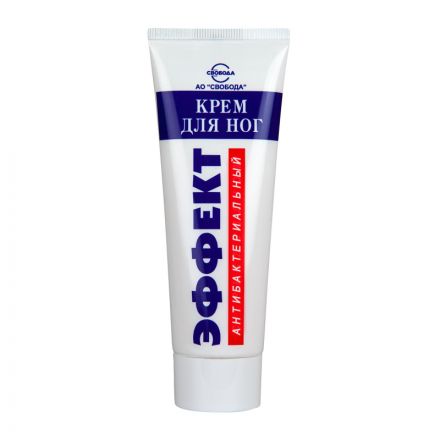 Крем SVOBODA Эффект для ног антибактериальный 80 гр