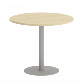 Home Office Стол круглый VR.SP-5-90.1 Клён/Серый металл 900*900*750 Home Office Стол круглый VR.SP-5-90.1 Клён/Серый металл 900*900*750