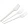 Вилка одноразовая 165мм, белая, бюджет, КОМУС ПС 100шт/уп