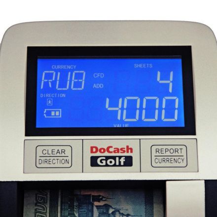 Детектор банкнот автоматический DoCash Golf RUB с АКБ