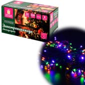 Электрогирлянда-нить комнатная "Стандарт" 20 м, 200 LED, мультицветная, 220 V, контроллер, ЗОЛОТАЯ СКАЗКА, 591358