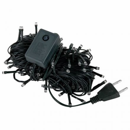 Электрогирлянда-нить комнатная "Стандарт" 20 м, 200 LED, мультицветная, 220 V, контроллер, ЗОЛОТАЯ СКАЗКА, 591358