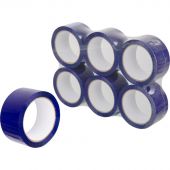 Клейкая лента упаковочная 48мм х 66м 43мкр синяя 6 шт/уп СПб