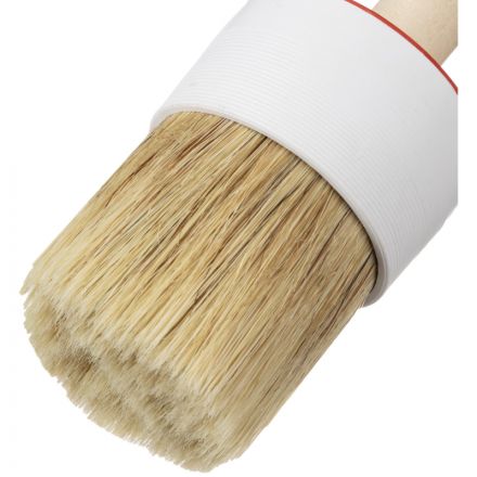 Кисть круглая №18/60 мм натуральная щетина, деревянная ручка MTX 82088