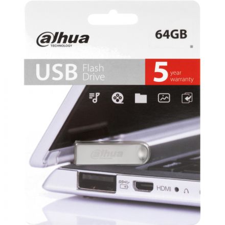 Флеш-память Dahua USB 64 ГБ, USB 2.0 DHI-USB-U106-20-64GB