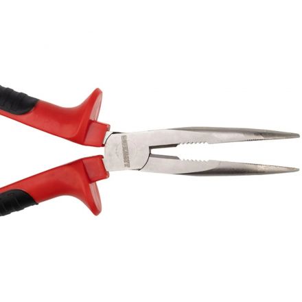 Тонкогубцы изогнутые 200мм никел., двухкомпонентные рукоятки REXANT 12-4621