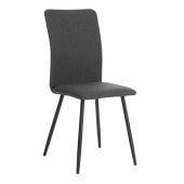 Стул обеденный La Rousse NEW, ткань рогожка, темно-серый, F68, 45x55x93 см Стул обеденный La Rousse NEW, ткань рогожка, темно-серый, F68, 45x55x93 см