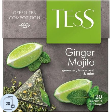 Чай Tess Ginger Mojito 20 пакетиков