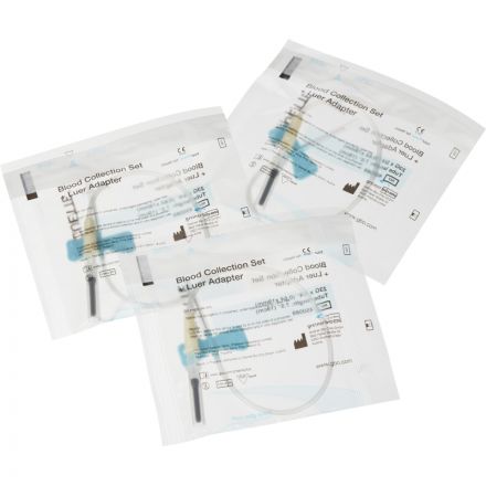 Игла-бабочка 23G 19см голуб. с луер-адапт. VACUETTE 450089 50шт/уп