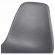 Стулья BRABIX "Eames CF-010", КОМПЛЕКТ 4 шт., пластик серый, опоры дерево/металл, 532632, 2033A