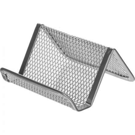 Подставка для визиток Attache (металлическая сетка, 95x71x43 мм, серебро)