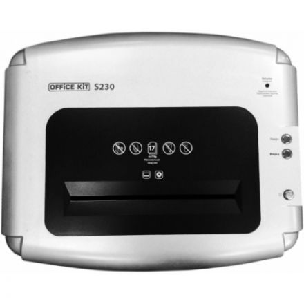 Уничтожитель документов Office Kit S230 2x15, 4ур.секр., 17лист, 35л