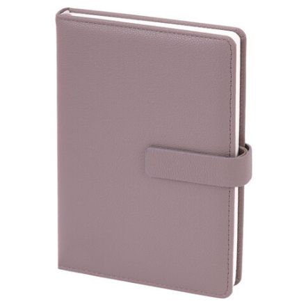 Ежедневник в подарочном наборе 5 в 1, А5, 145x212 мм, BRAUBERG "President", под кожу, 160 листов, серый, 116854