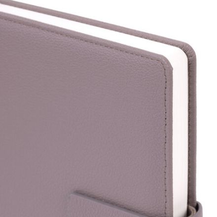 Ежедневник в подарочном наборе 5 в 1, А5, 145x212 мм, BRAUBERG "President", под кожу, 160 листов, серый, 116854