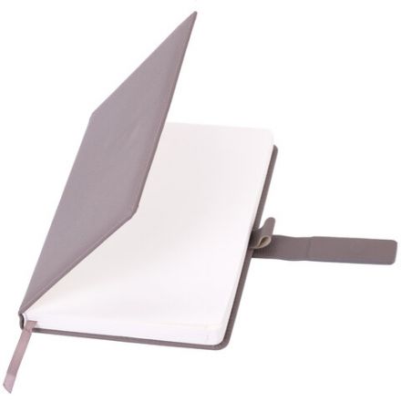 Ежедневник в подарочном наборе 5 в 1, А5, 145x212 мм, BRAUBERG "President", под кожу, 160 листов, серый, 116854