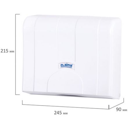 Диспенсер для полотенец LAIMA PROFESSIONAL LSA (Система H2), Z-сложения, белый, ABS, 607991, 3570-0