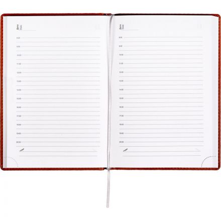 Ежедневник недатированный коричнев,А5,148х218мм,176л,ATTACHE Вива