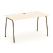 Estetica Стол рабочий ES.SP-3-LK Сатин/Латте металл 1380*730*750