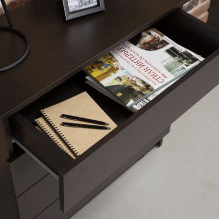 Комод BRABIX "Scandi CM-001", 750х330х730 мм, 4 ящика, ЛДСП, венге, 641902, ЦБ013659 -3