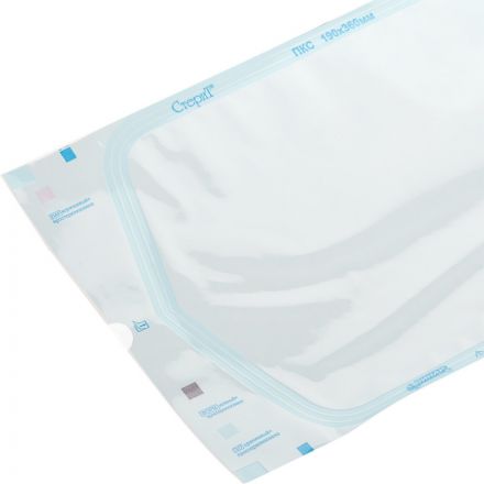 Пакет для стерилизации комбинир. 190 х 360 мм самокл. 100 шт/уп СтериТ