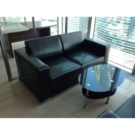 Кресло UEX_Энрико E-1 к/з черн. Attika 9 Кресло UEX_Энрико E-1 к/з черн. Attika 9